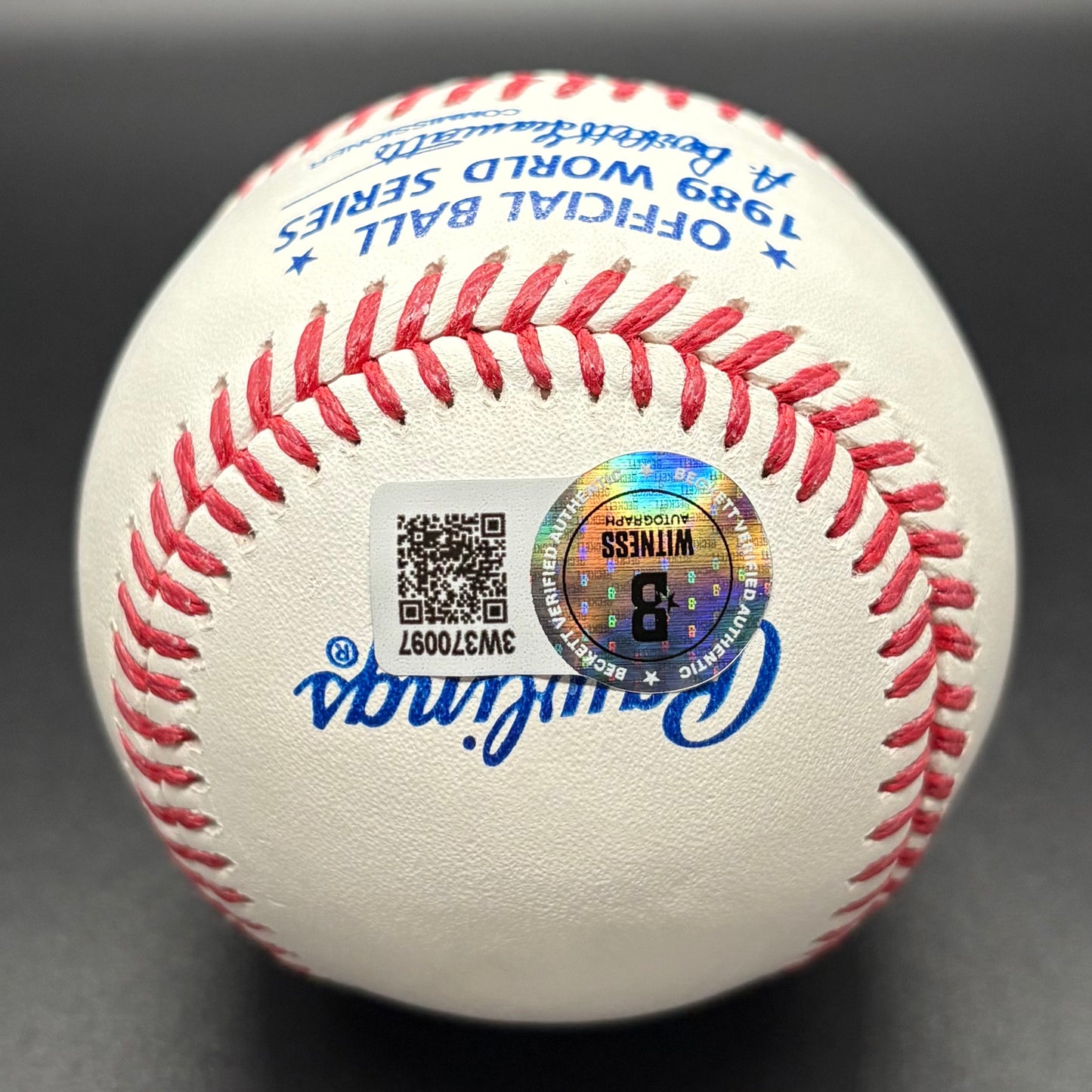 Jose Canseco "89 WSC" 1989 World Series Autographed Baseball (BAS)