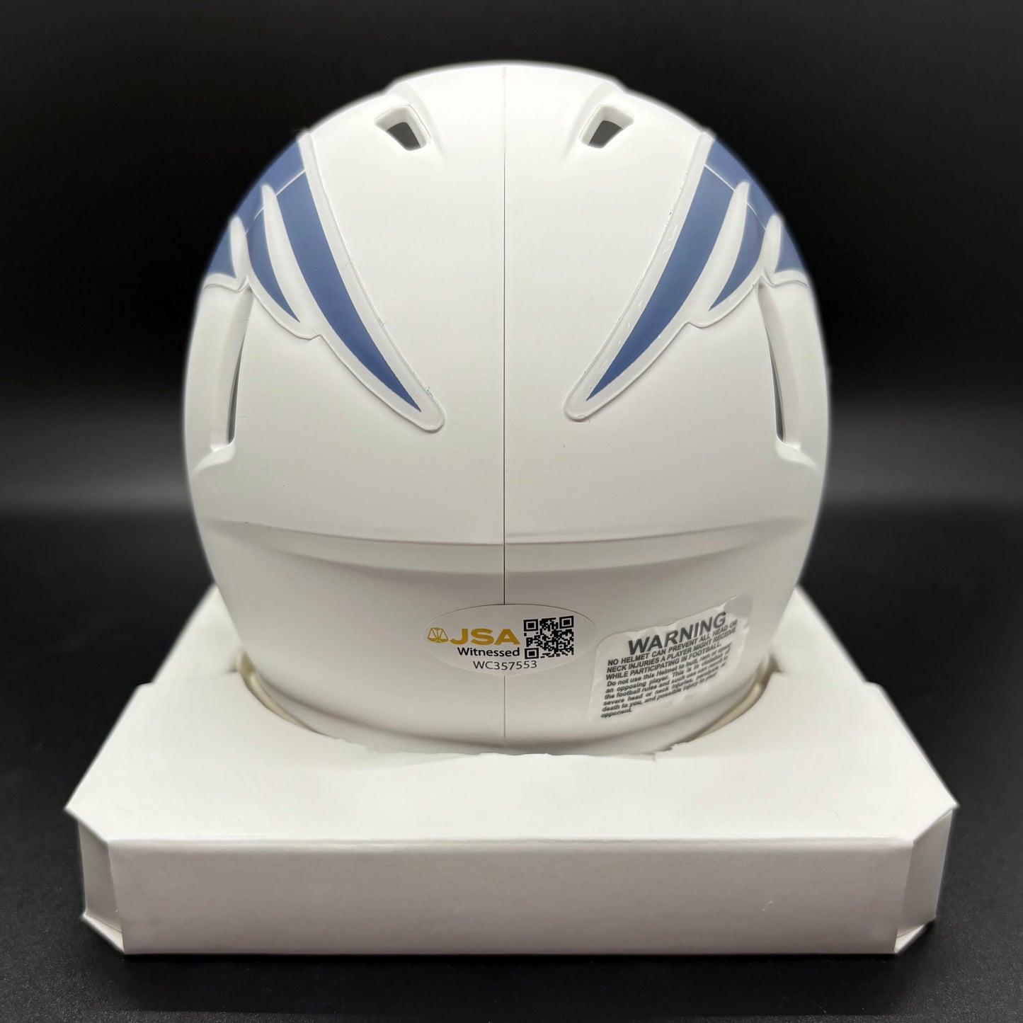 Kayshon Boutte Rivalry Patriots Autographed Mini Helmet (JSA)