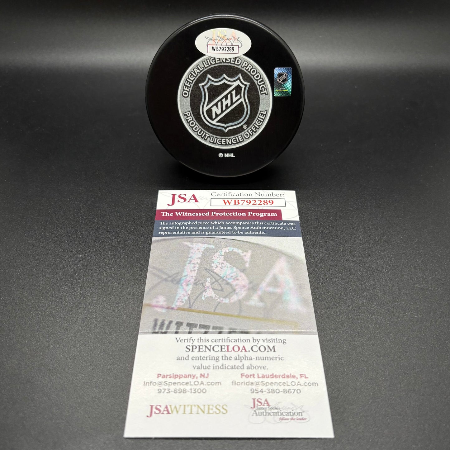 Cam Neely 1996 All-Star Game Autographed Puck (JSA)