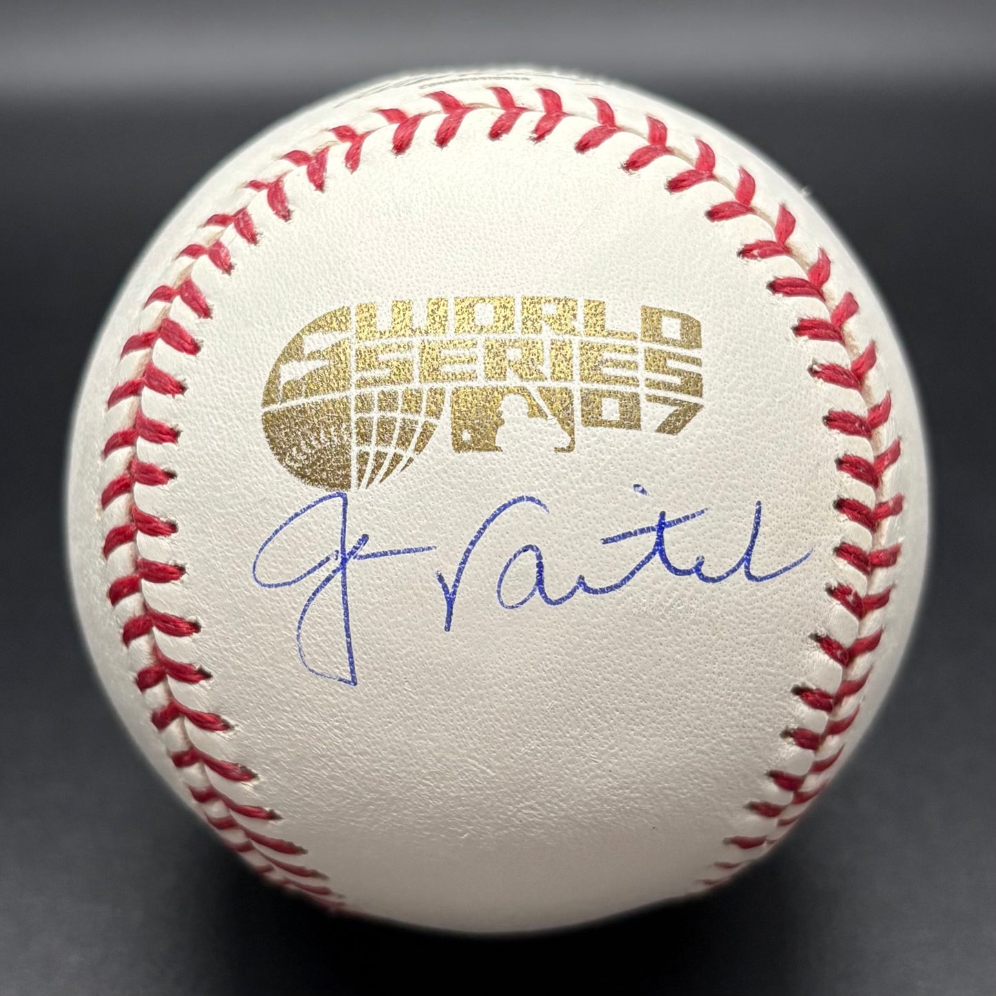 Jason Varitek 2007 World Series Autographed Baseball (JSA)