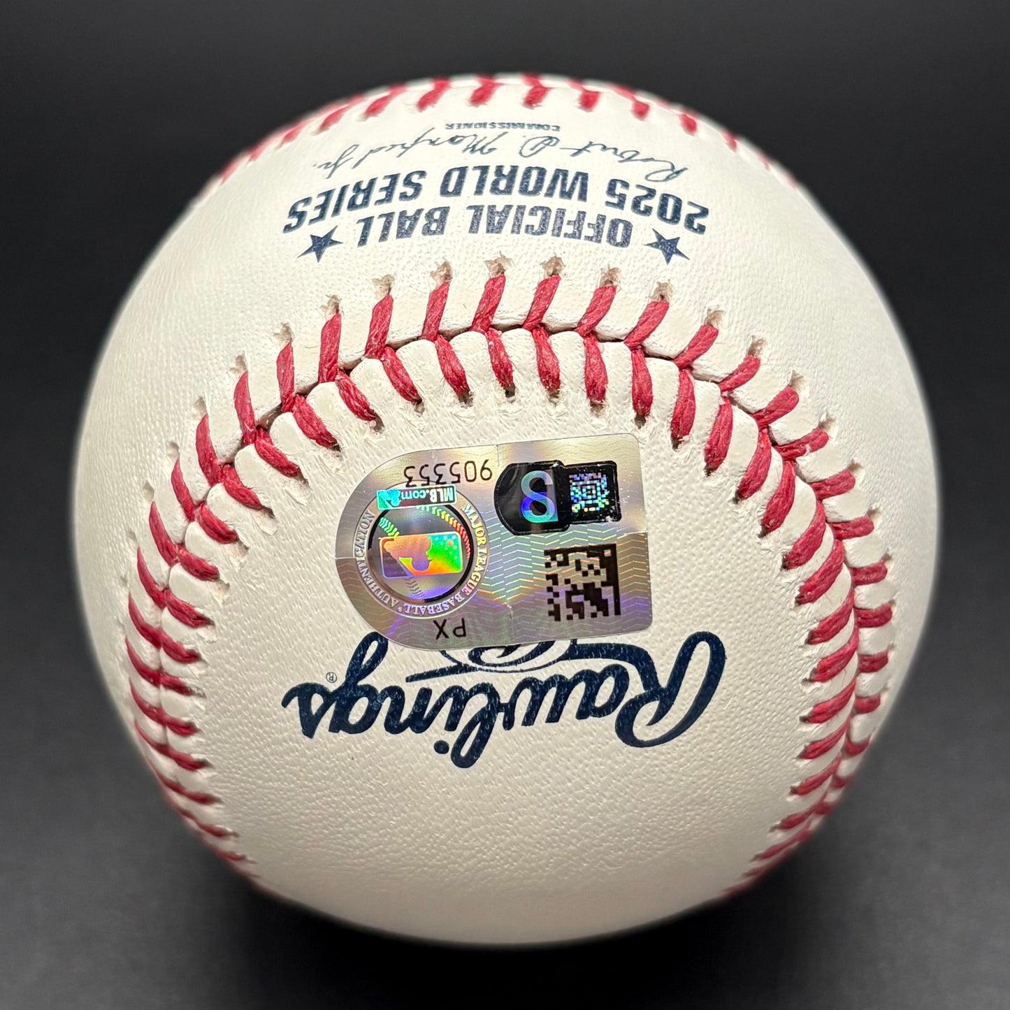 Tyler Glasnow "25 WS Champs" 2025 World Series Autographed Baseball (MLB)