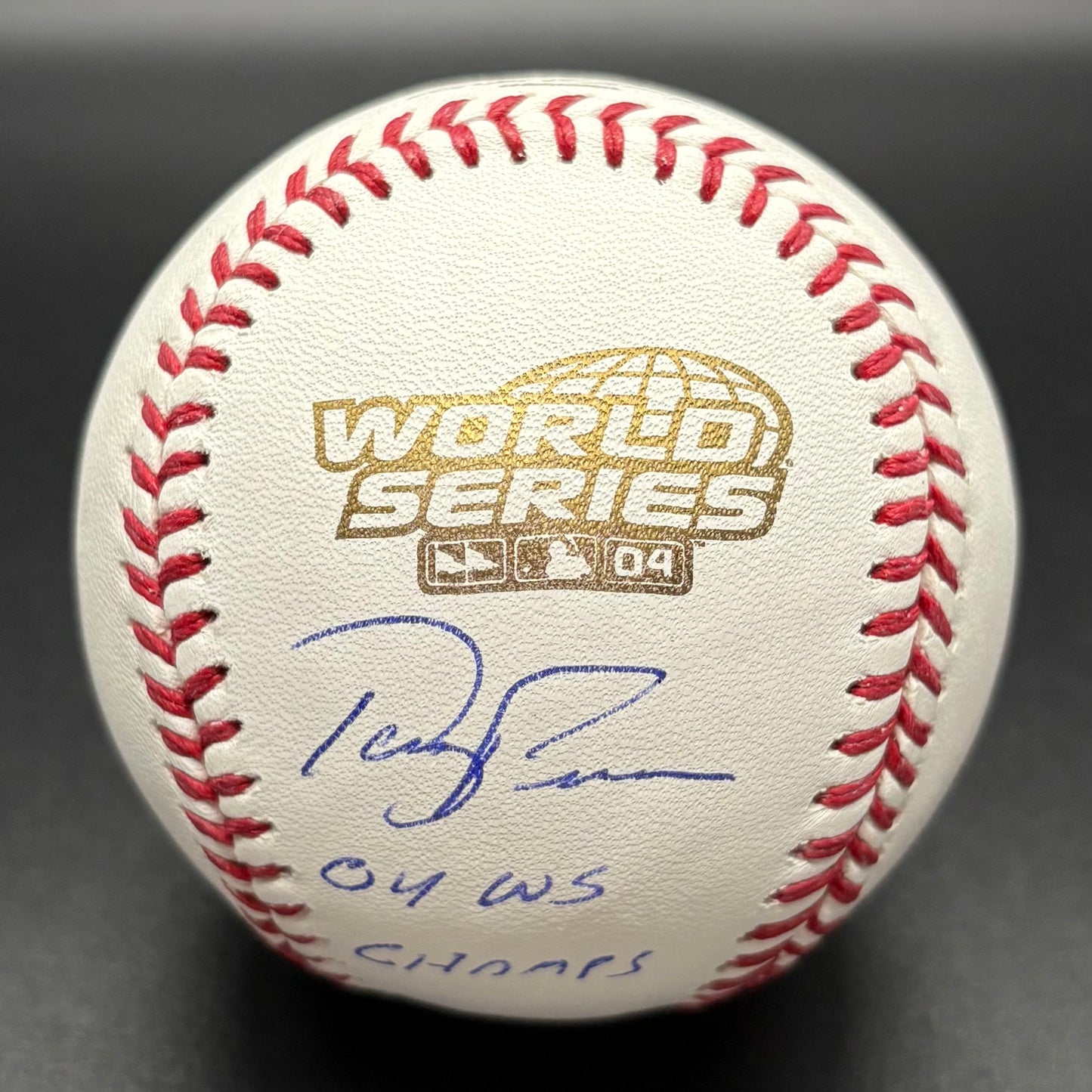 Terry Francona "04 WS Champs" 2004 World Series Autographed Baseball (BAS)