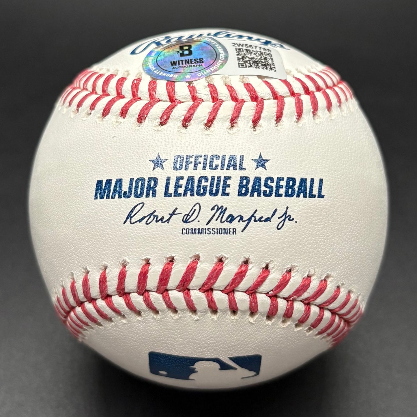 John Andrew Smoltz Full Name Autographed Baseball (Beckett)