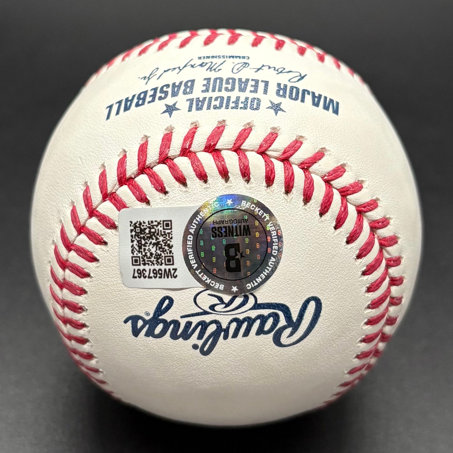 Keith Hernandez Cardinals City Connect Autographed Baseball (Beckett)