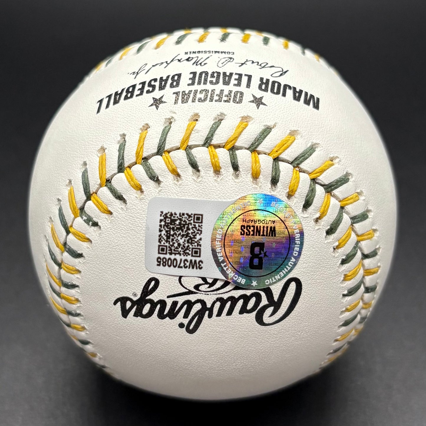 Jose Canseco "A's HOF '24" Athletics Team Stitched Autographed Baseball (BAS)