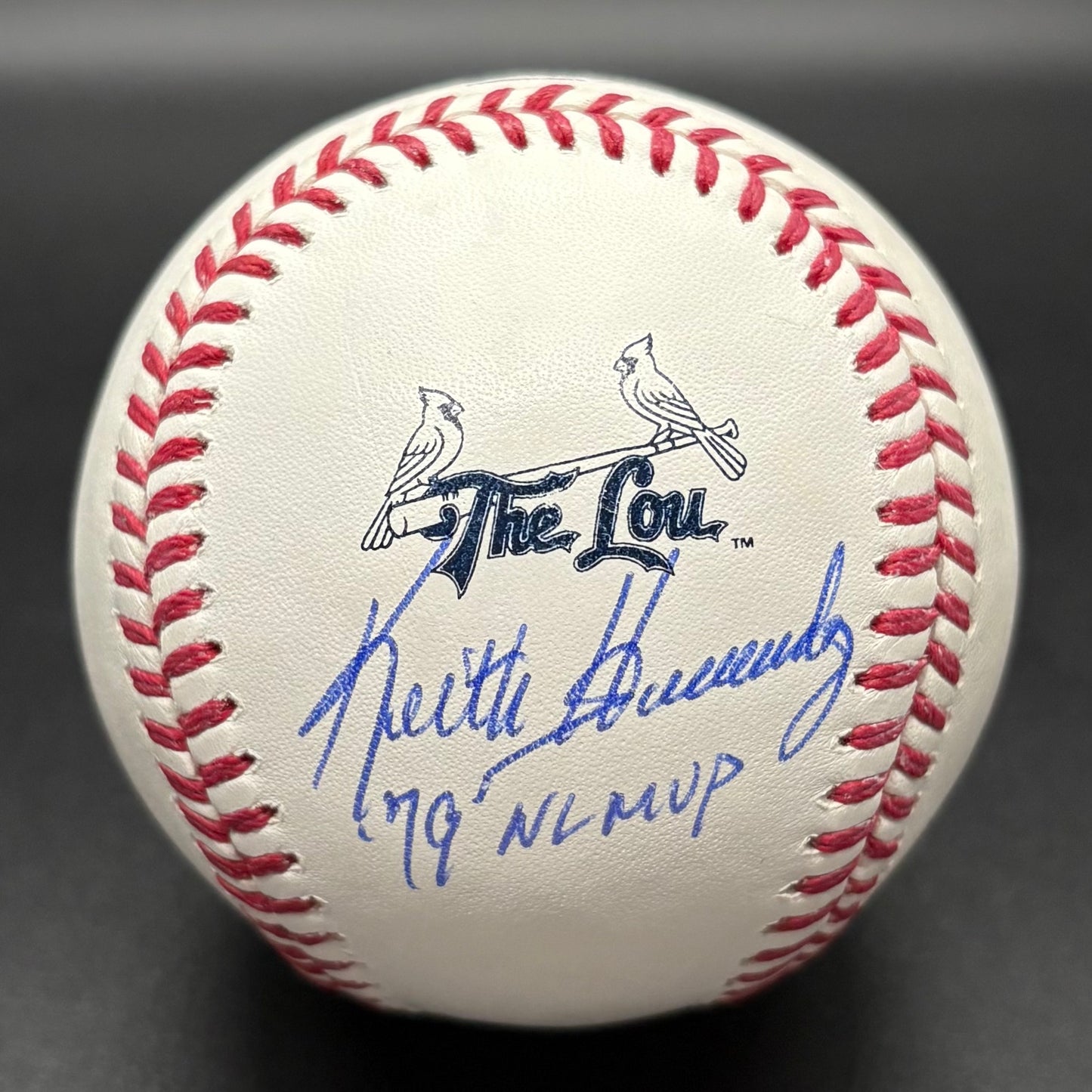 Keith Hernandez Cardinals City Connect Autographed Baseball (Beckett)