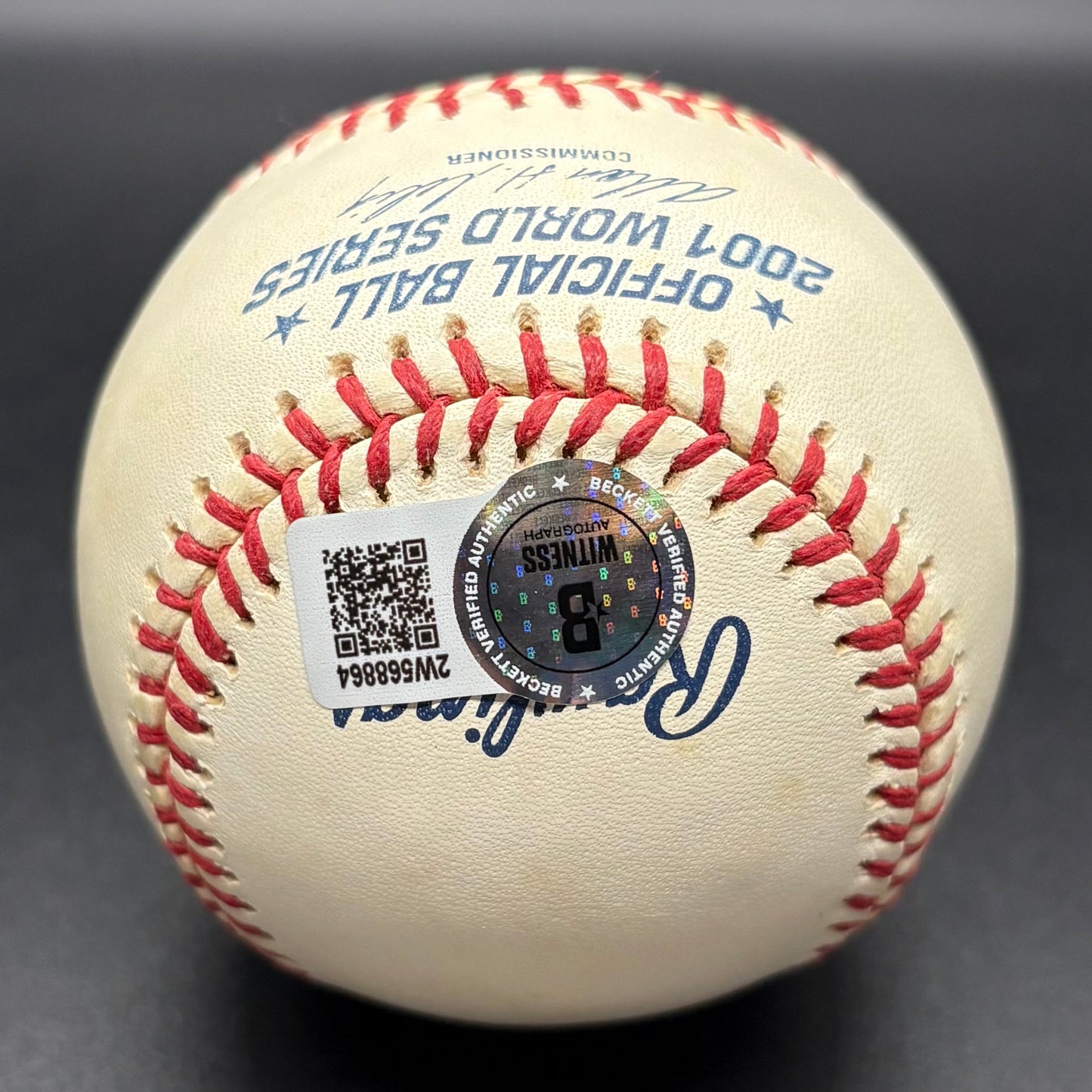 Rick Monday “God Bless America" First Pitch Autographed Baseball (Beckett)