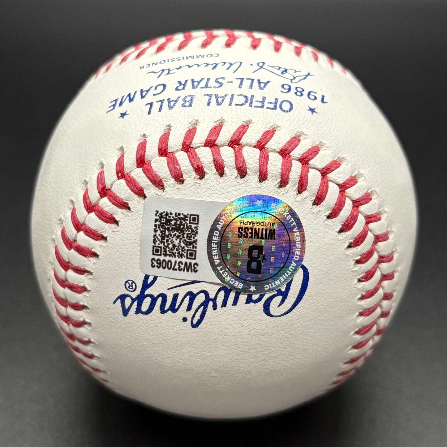 Jose Canseco "86 AL ROY" 1986 All-Star Game Autographed Baseball (BAS)