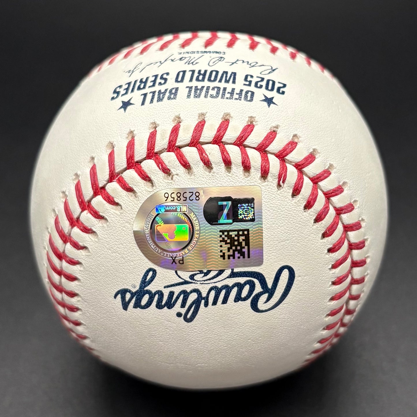 Kike Hernandez "Apologize to F’N Nobody" 2025 World Series Autographed Baseball (MLB)