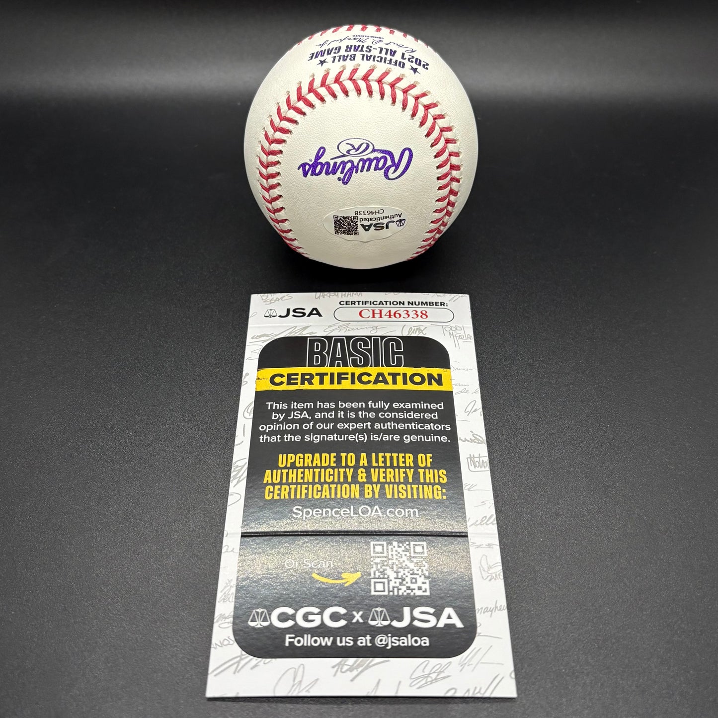 Vladimir Guerrero Jr. 2021 All-Star Game Autographed Baseball (JSA)