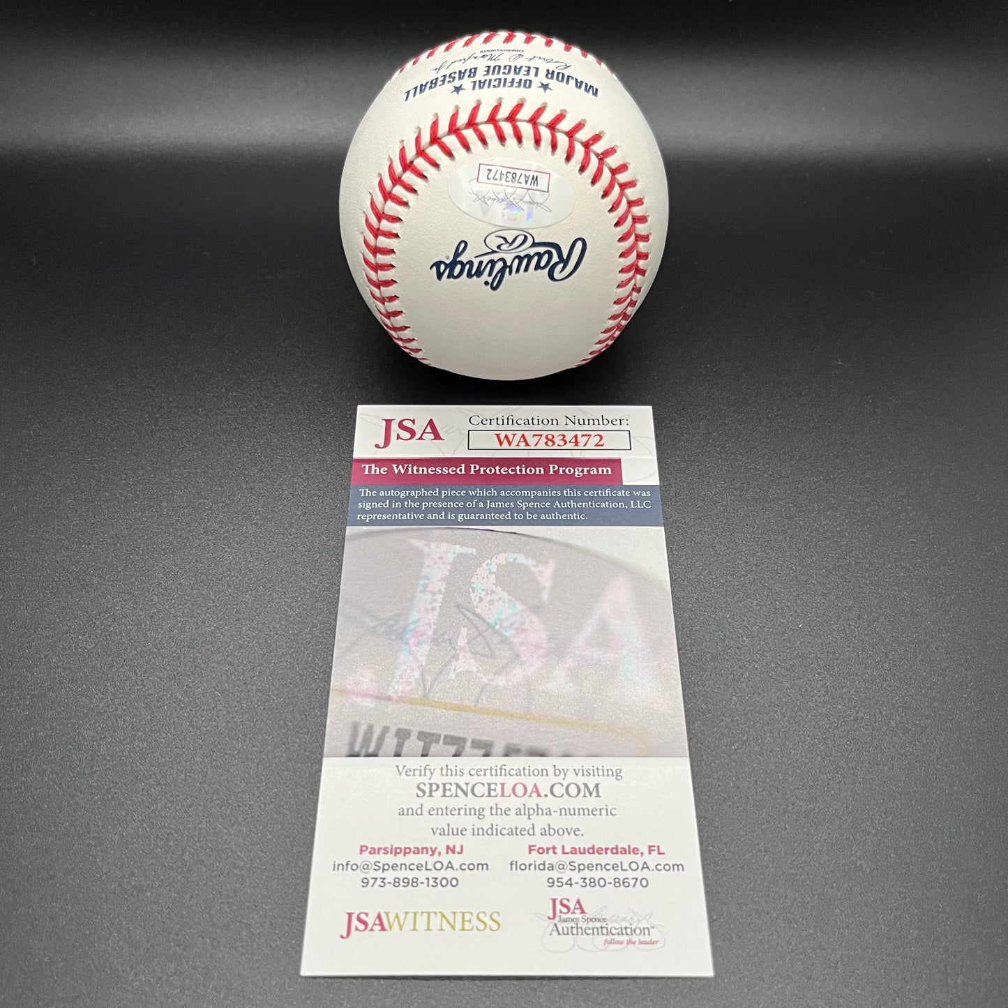 Felix Hernandez Mariners HOF Autographed Baseball (JSA)