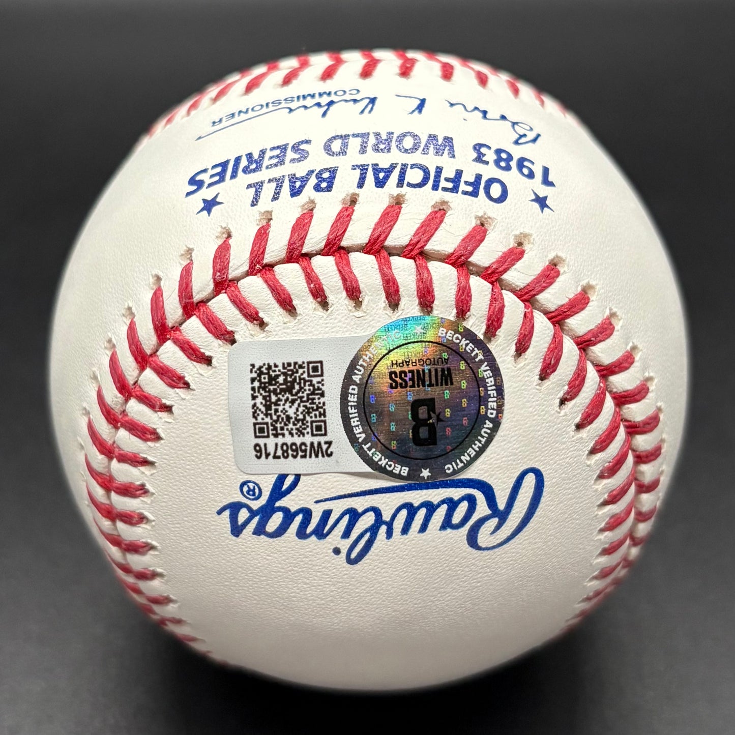 Rick Dempsey 1983 World Series "MVP 83 WS” Autographed Baseball (Beckett)