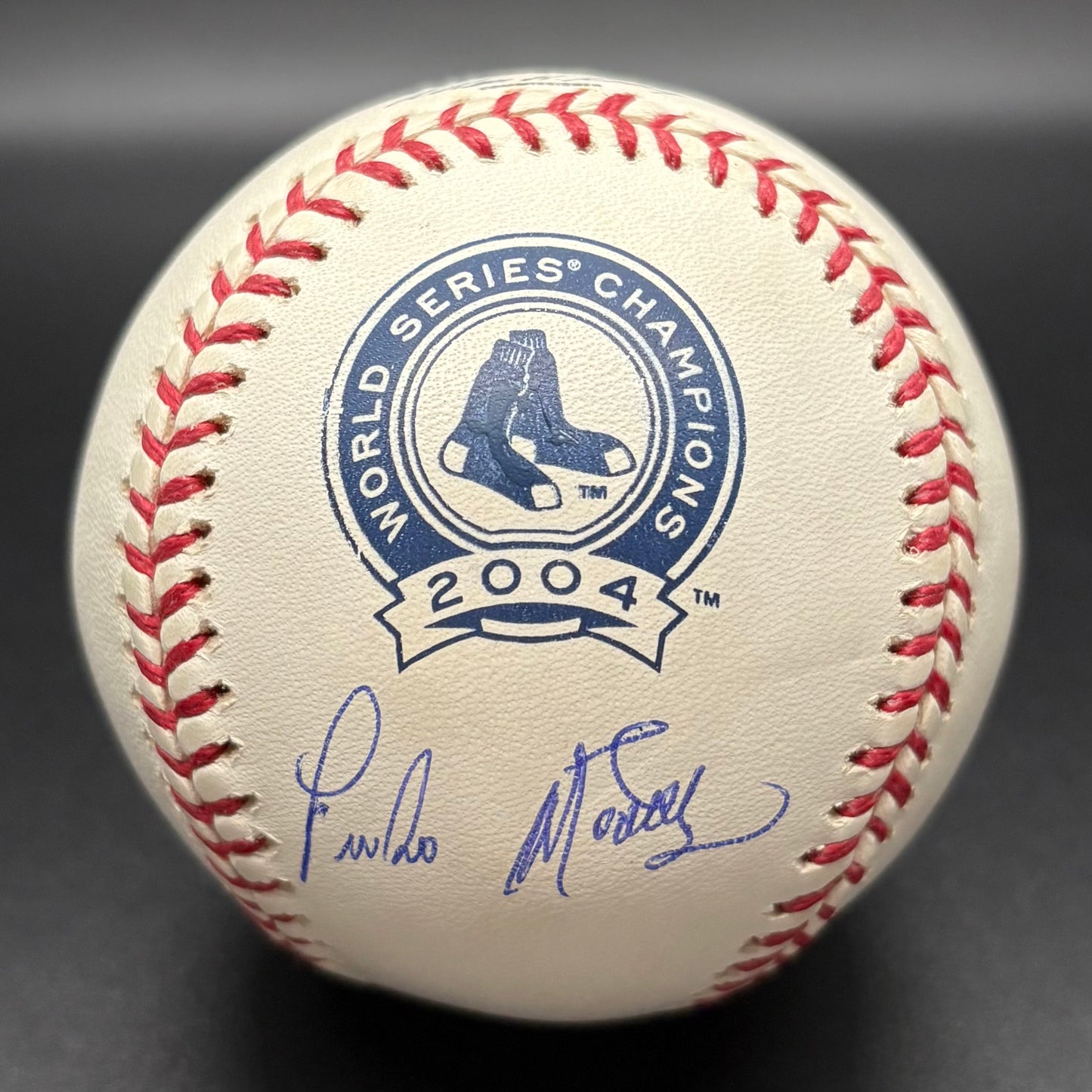 Pedro Martinez 2004 World Series Champs Autographed Baseball (JSA)