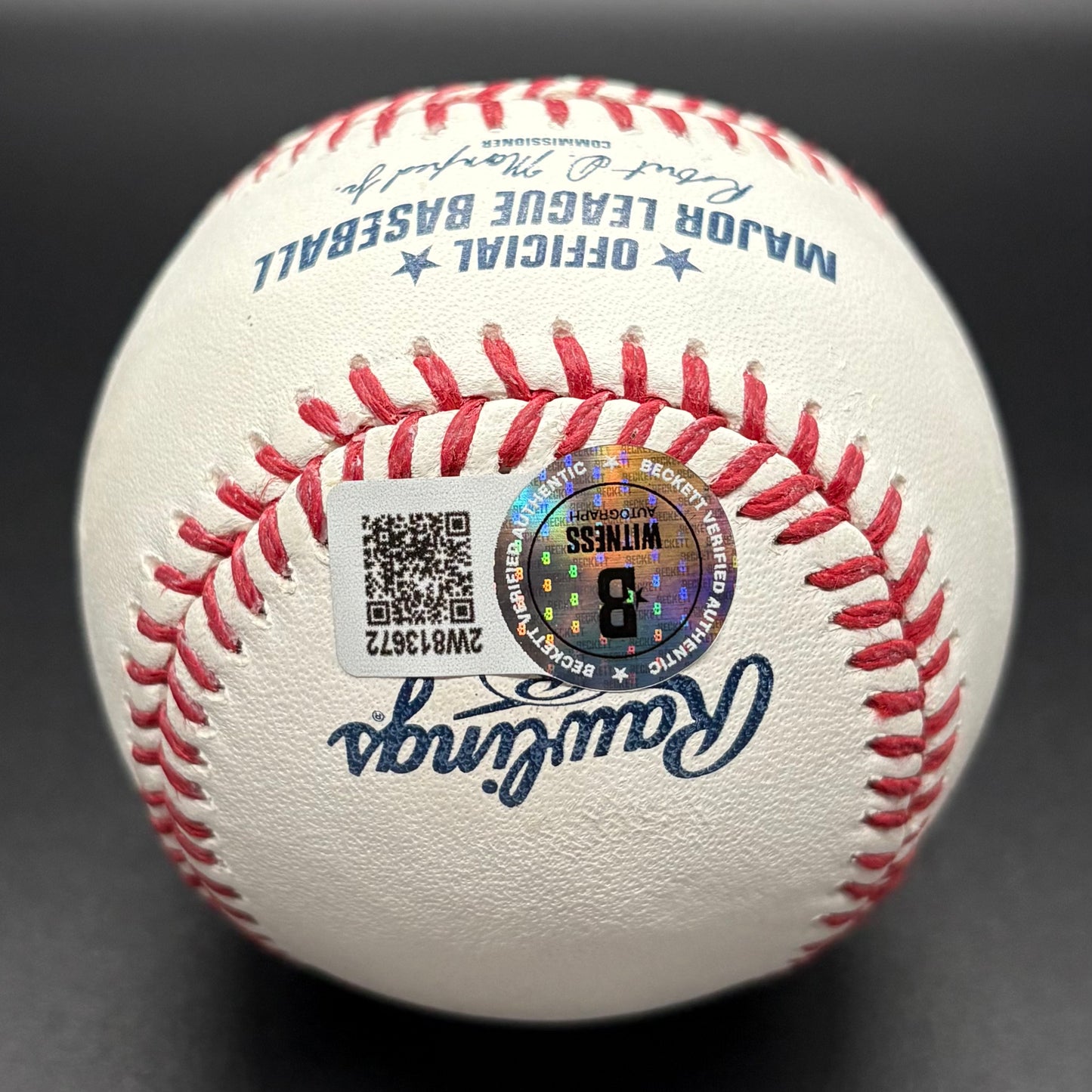 David Ortiz Final Season Autographed Baseball (Beckett)