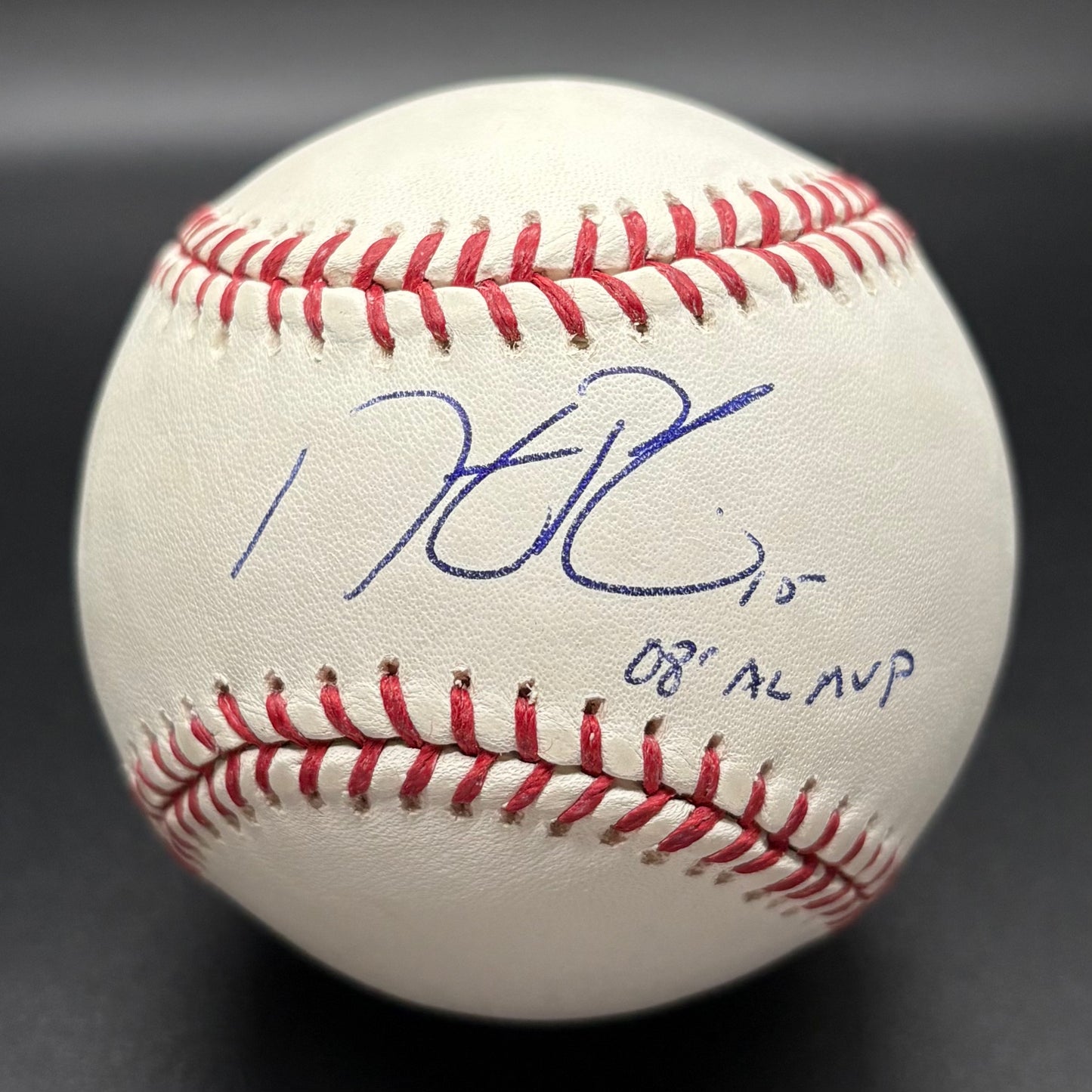 Dustin Pedroia "08 AL MVP" Fenway 100 Years Autographed Baseball (MLB)