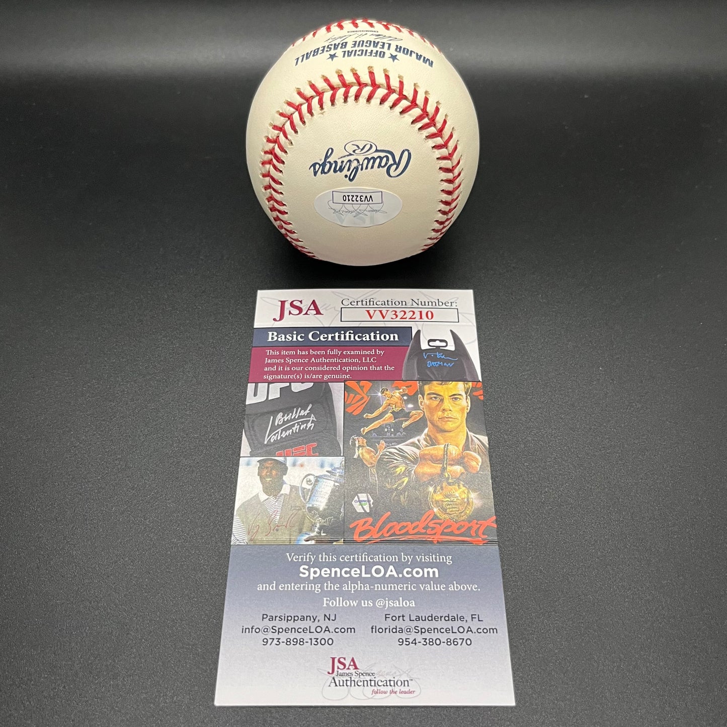 Reggie Jackson Number Retirement Autographed Baseball (JSA)