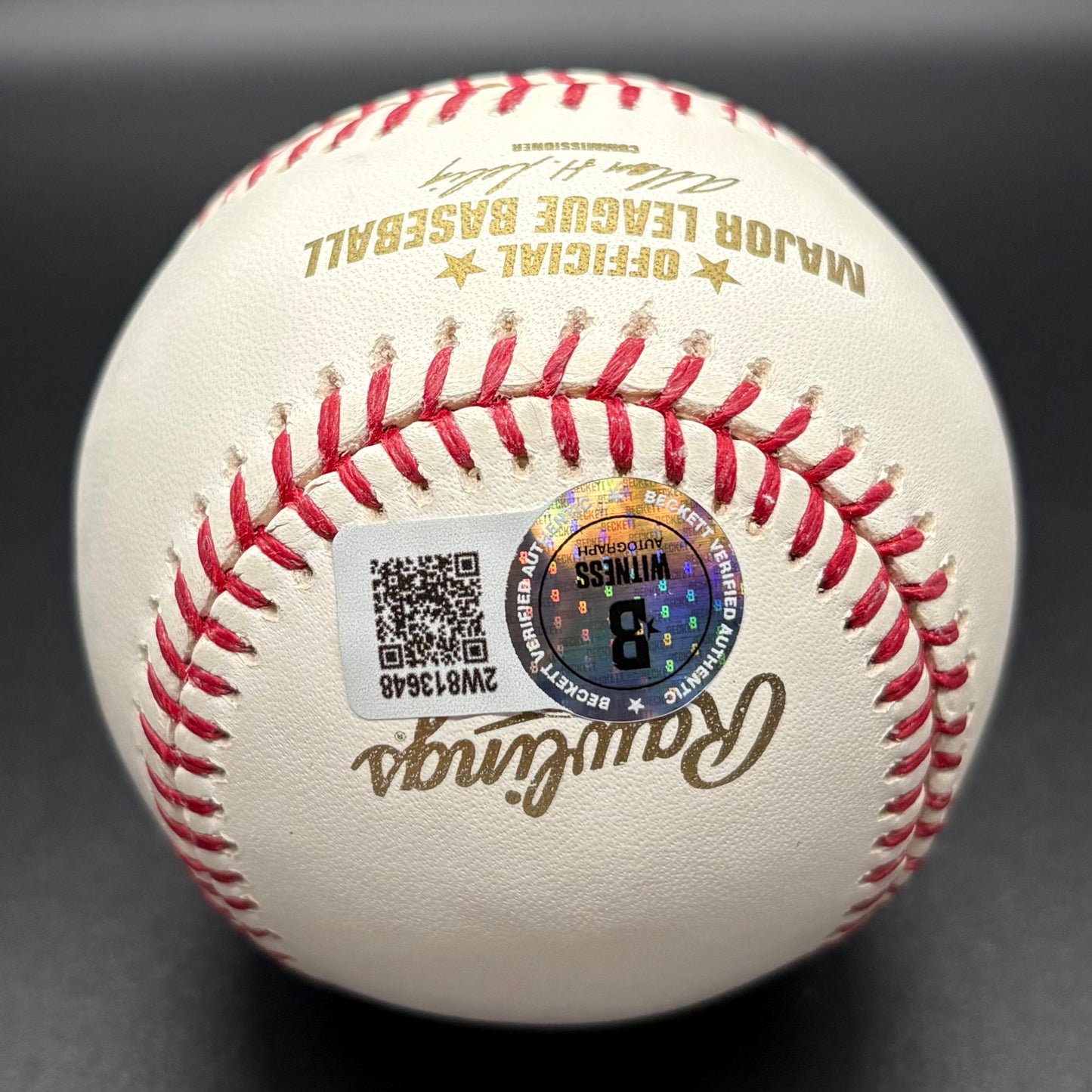 Manny Ramirez 04/07 World Series Champs Autographed Baseball (Beckett)