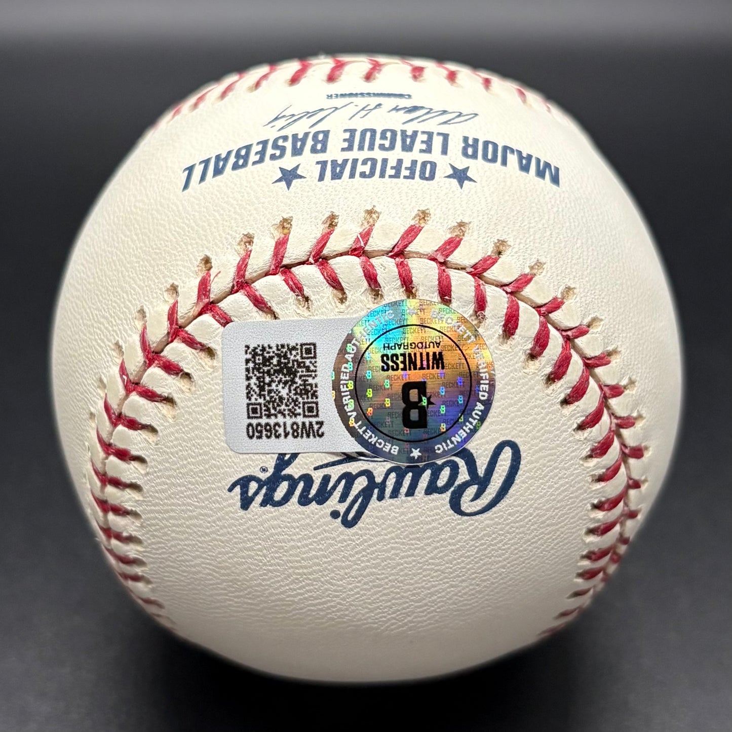 Manny Ramirez 2004 World Series Champs Autographed Baseball (Beckett)
