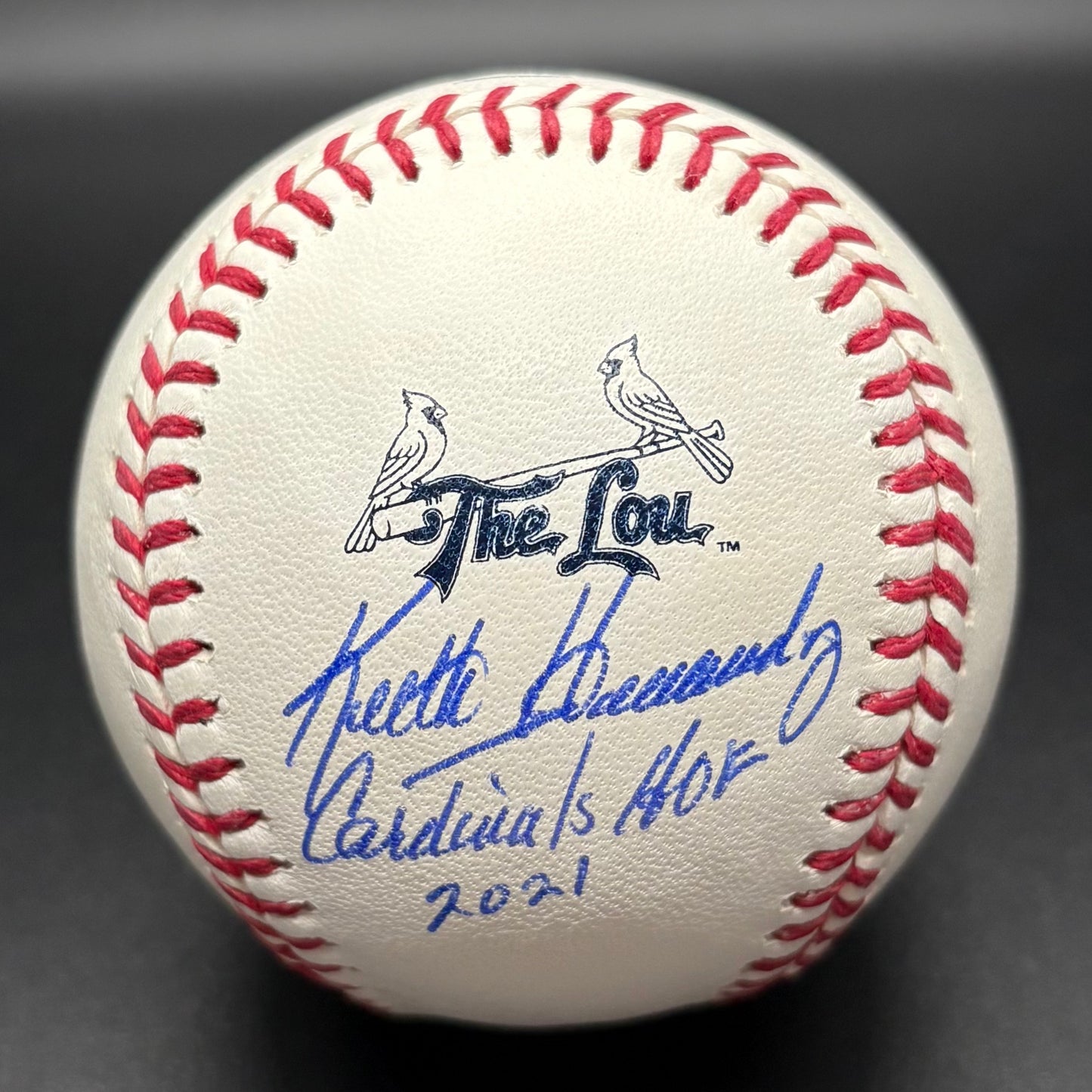 Keith Hernandez Cardinals City Connect Autographed Baseball (Beckett)