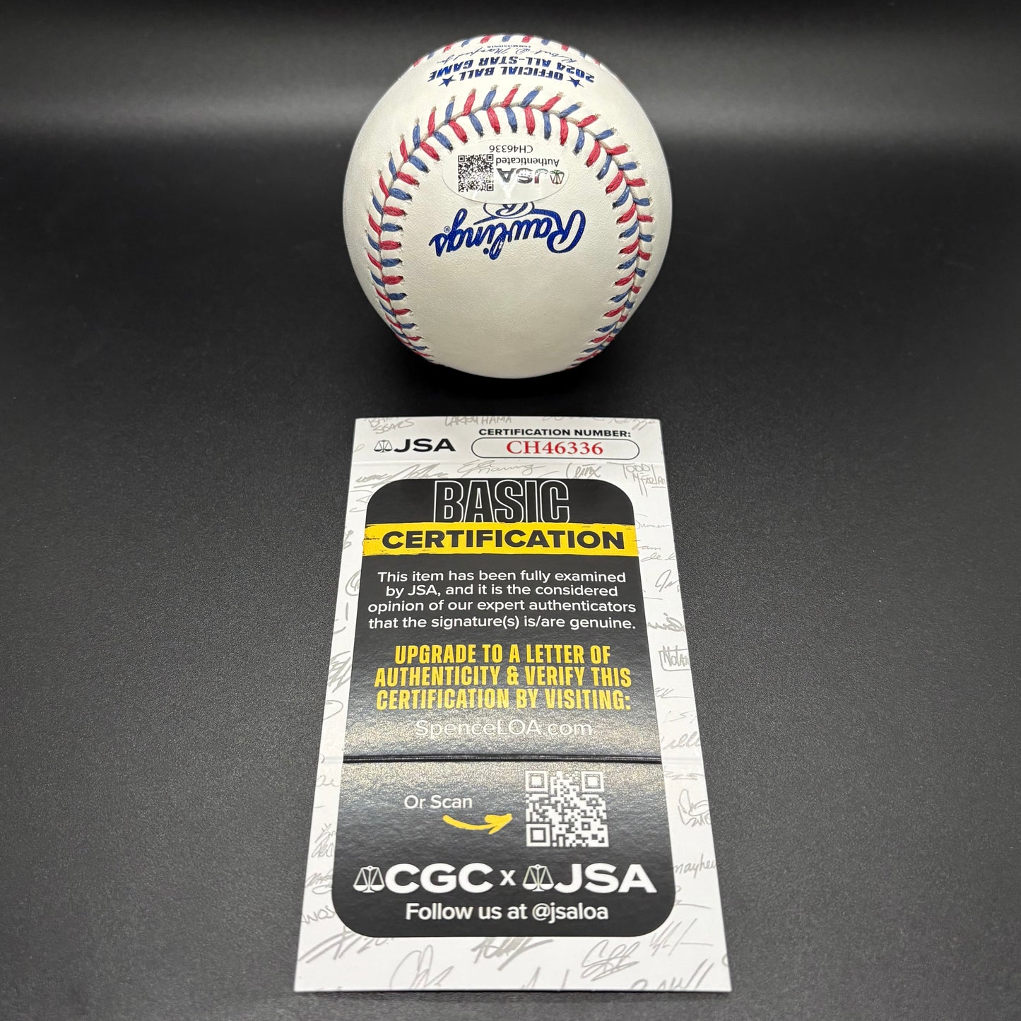 Jarren Duran 2024 All-Star Game Autographed Baseball (JSA)