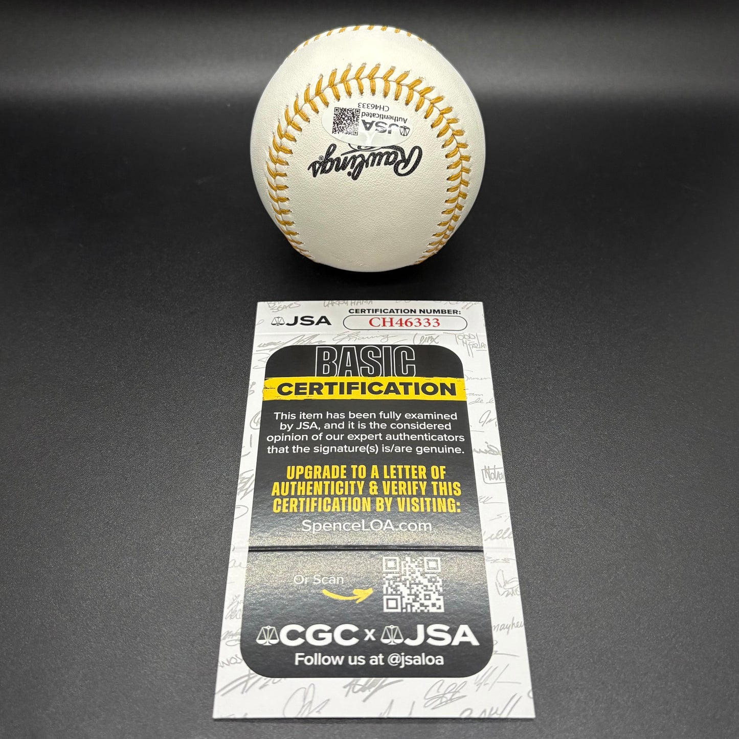 Carlos Beltran Gold Glove Autographed Baseball (JSA)