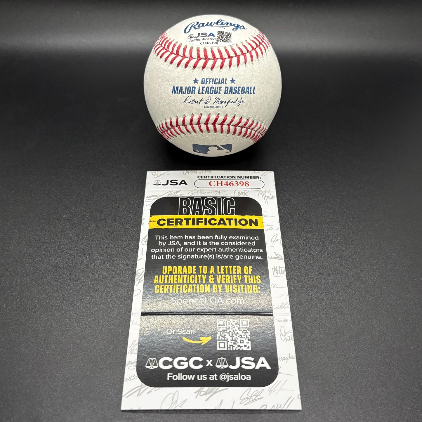 Jose Canseco “462 HR’s” Autographed Baseball (JSA)