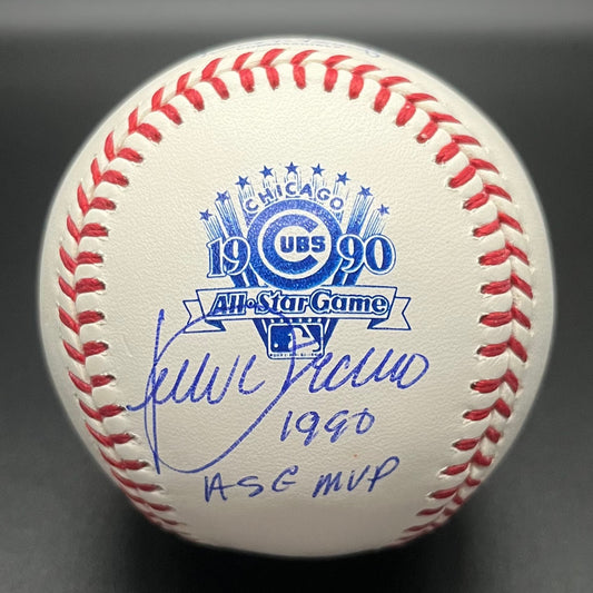 Julio Franco "1990 ASG MVP" 1990 All-Star Game Autographed Baseball (JSA)