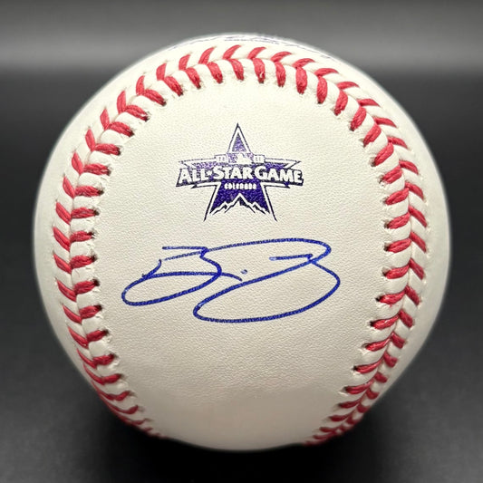 Bo Bichette 2021 All-Star Game Autographed Baseball (JSA)