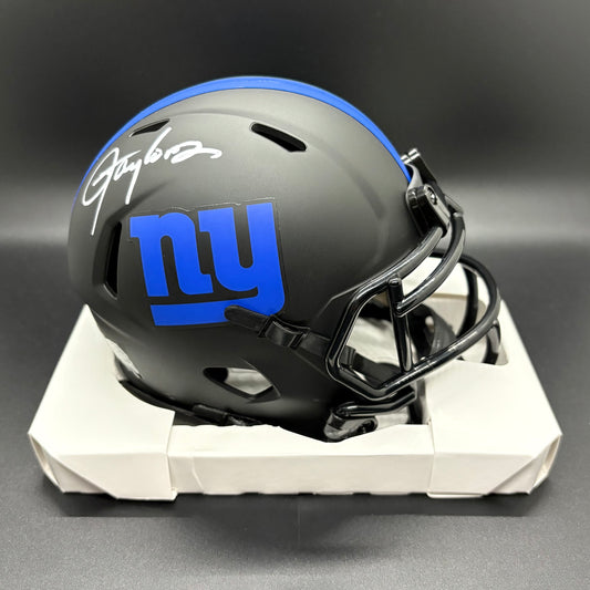 Lawrence Taylor Autographed Eclipse Mini Helmet (BAS)