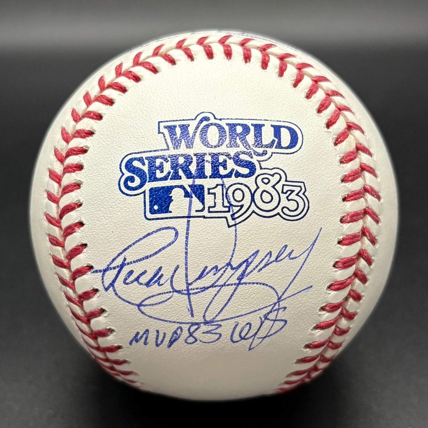 Rick Dempsey 1983 World Series "MVP 83 WS” Autographed Baseball (BAS)