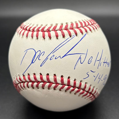 Dwight Gooden "No Hitter 5/14/96" Autographed Baseball (JSA)