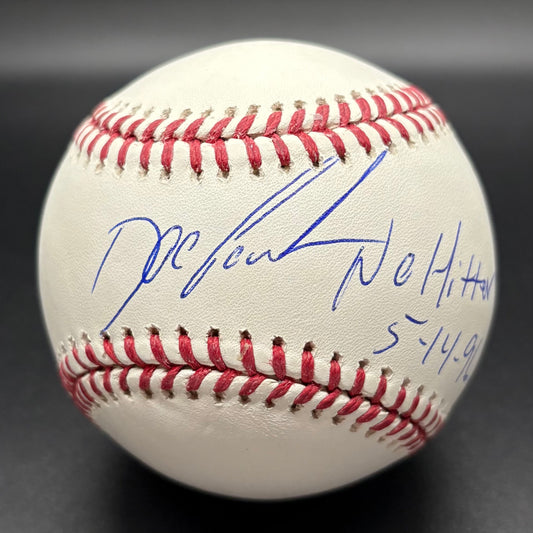 Dwight Gooden "No Hitter 5/14/96" Autographed Baseball (JSA)