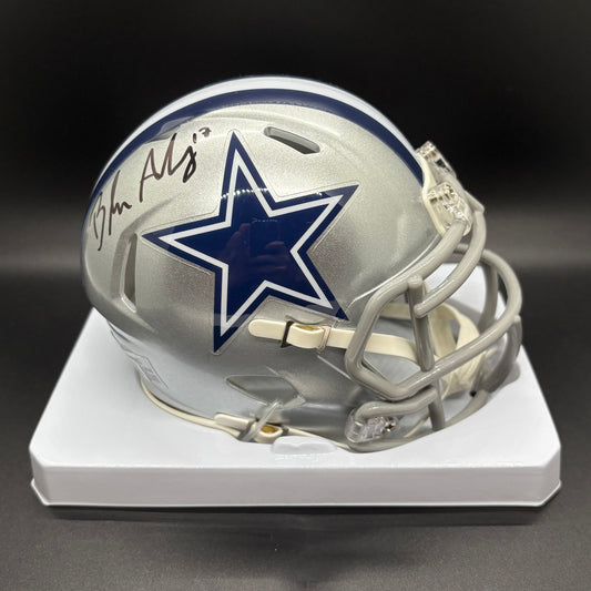 Brandon Aubrey Cowboys Autographed Speed Mini Helmet (Beckett)