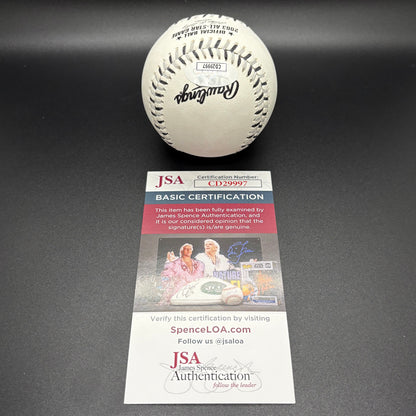 Garrett Anderson "2003 ASG MVP" 2003 All-Star Game Autographed Baseball (JSA)