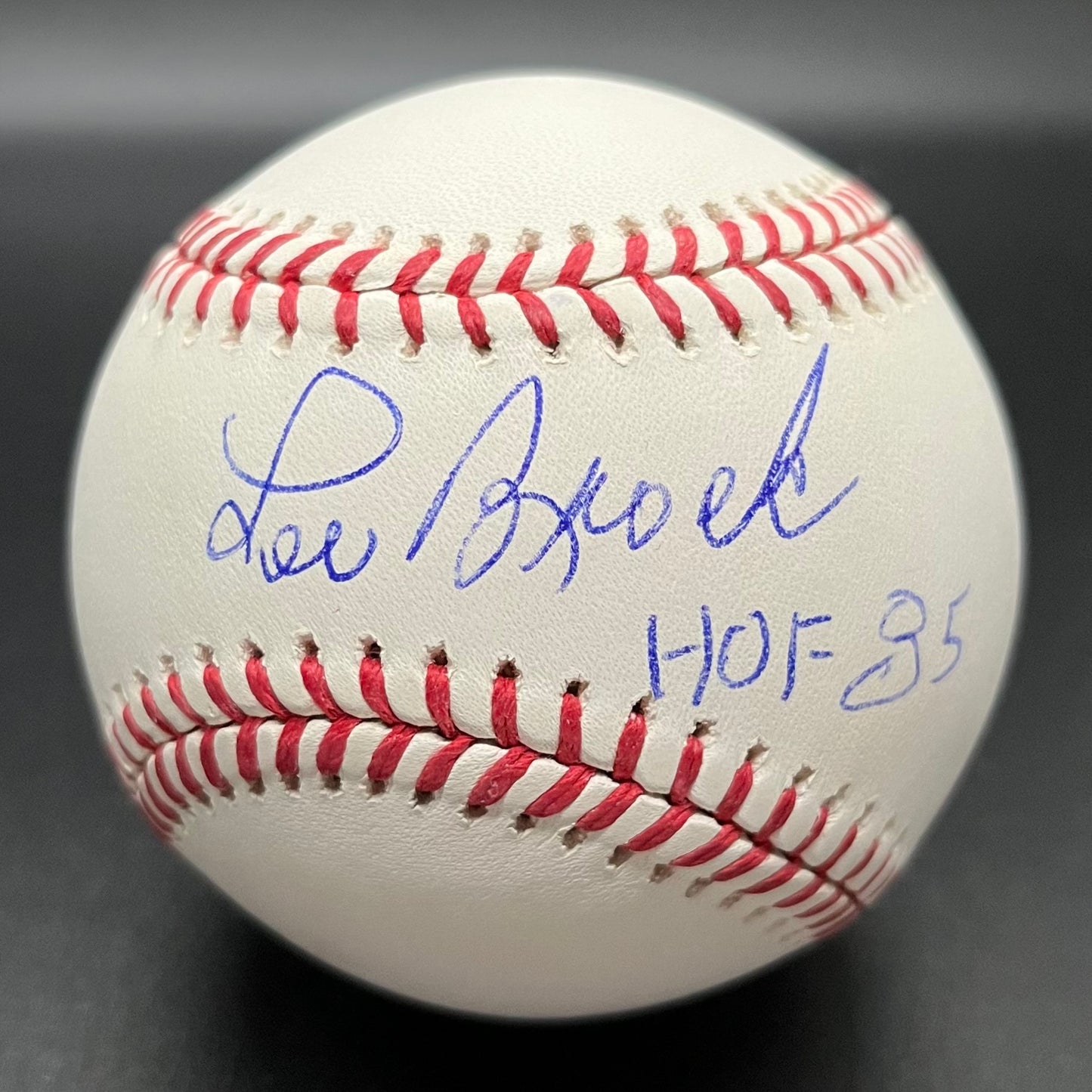 Lou Brock “HOF 85” Autographed Baseball (JSA)