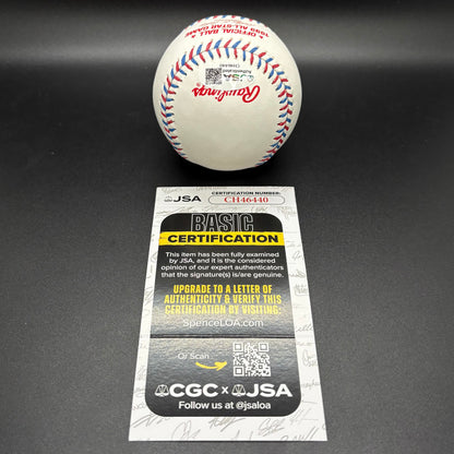 Barry Larkin 1999 All-Star Game Autographed Baseball (JSA)