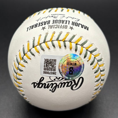 Jose Canseco "A's HOF '24" Athletics Team Stitched Autographed Baseball (BAS)