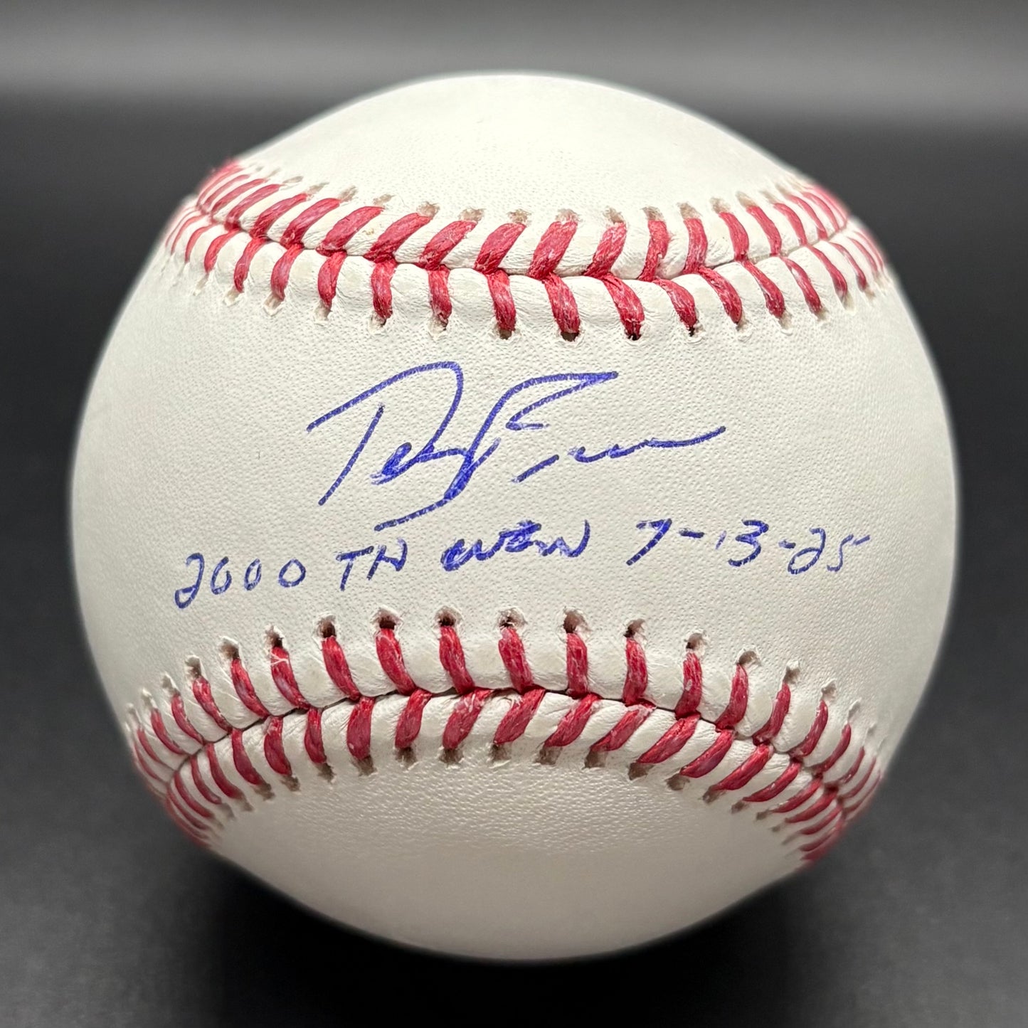 Terry Francona "2000th Win 7/13/25" Autographed Baseball (BAS)