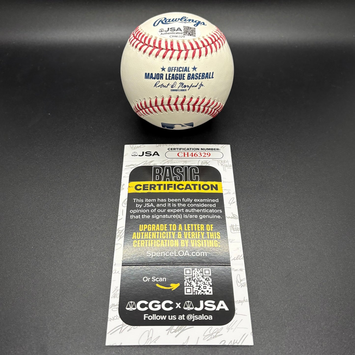 Ceddanne Rafaela Autographed Baseball (JSA)