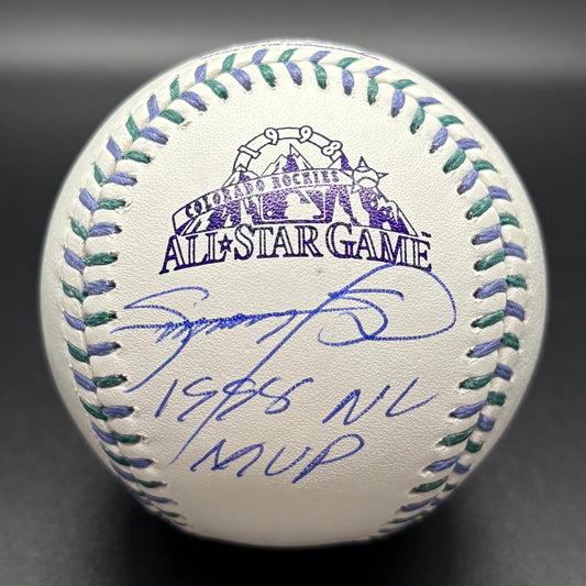 Sammy Sosa “1998 NL MVP" 1998 All-Star Game Autographed Baseball (BAS)