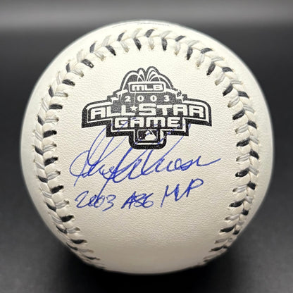 Garrett Anderson "2003 ASG MVP" 2003 All-Star Game Autographed Baseball (JSA)
