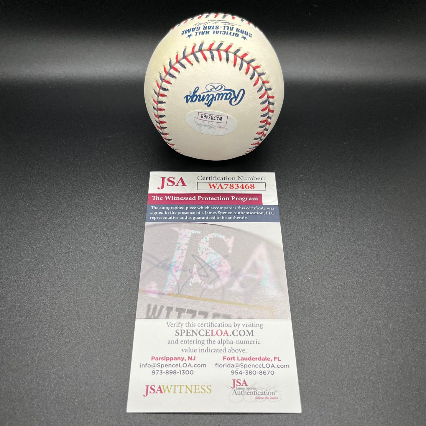 Felix Hernandez 2009 All-Star Game Autographed Baseball (JSA)