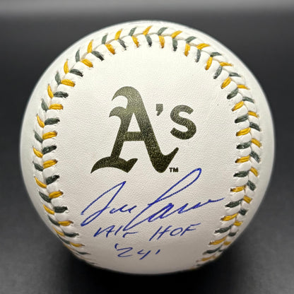 Jose Canseco "A's HOF '24" Athletics Team Stitched Autographed Baseball (BAS)