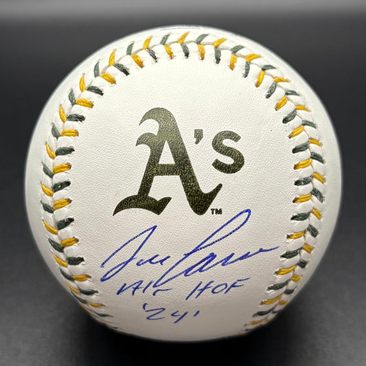Jose Canseco "A's HOF '24" Athletics Team Stitched Autographed Baseball (BAS)