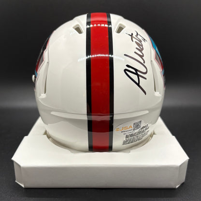 Adam Vinatieri "HOF 26" Hall of Fame Autographed Mini Helmet (JSA)