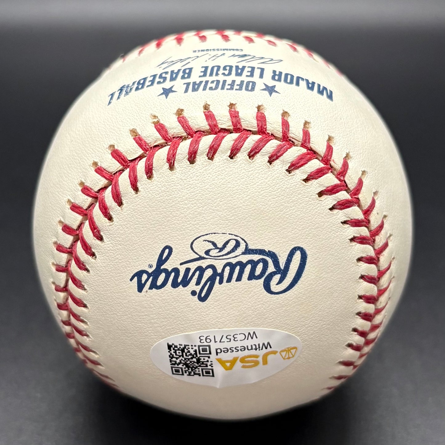 Jason Varitek 2004 World Series Champions Autographed Baseball (JSA)