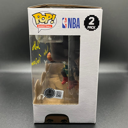 Shawn Kemp “Reign Man” & Gary Payton “The Glove” NBA Jam Autographed Funko Pop (Beckett)