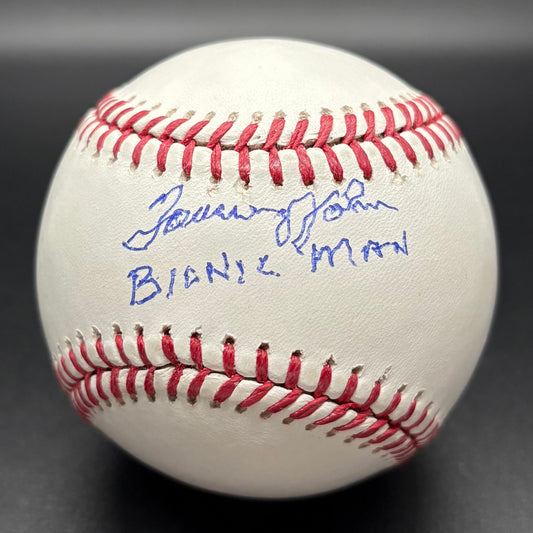 Tommy John "Bionic Man" Autographed Baseball (JSA)