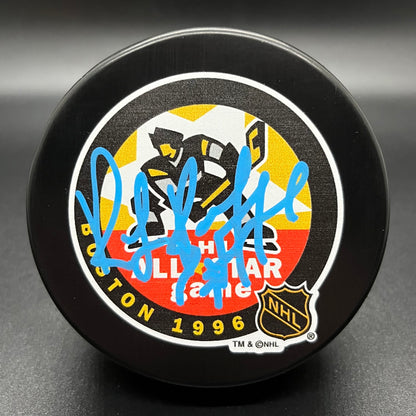 Ray Bourque 1996 All-Star Game Autographed Puck (JSA)