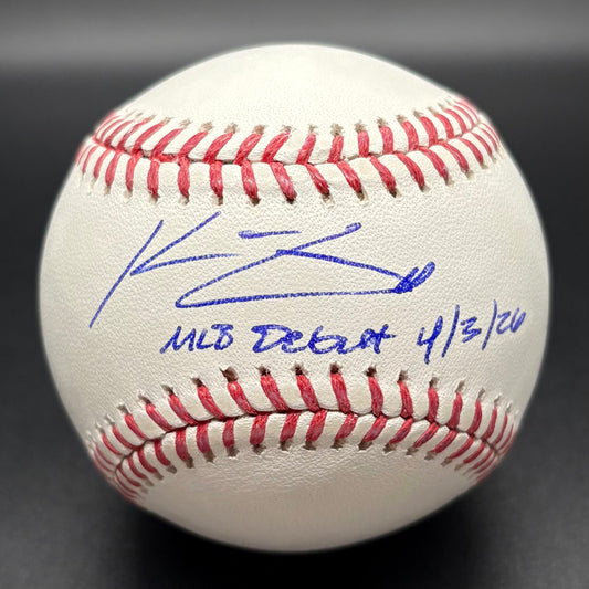 Konnor Griffin "MLB Debut 4/3/26" Autographed Baseball (MLB)